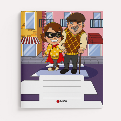 Тетрадь супергерои, 1-4 кл., 12 л., в линейку