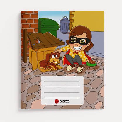 Тетрадь супергерои, 1-4 кл., 12 л., в линейку