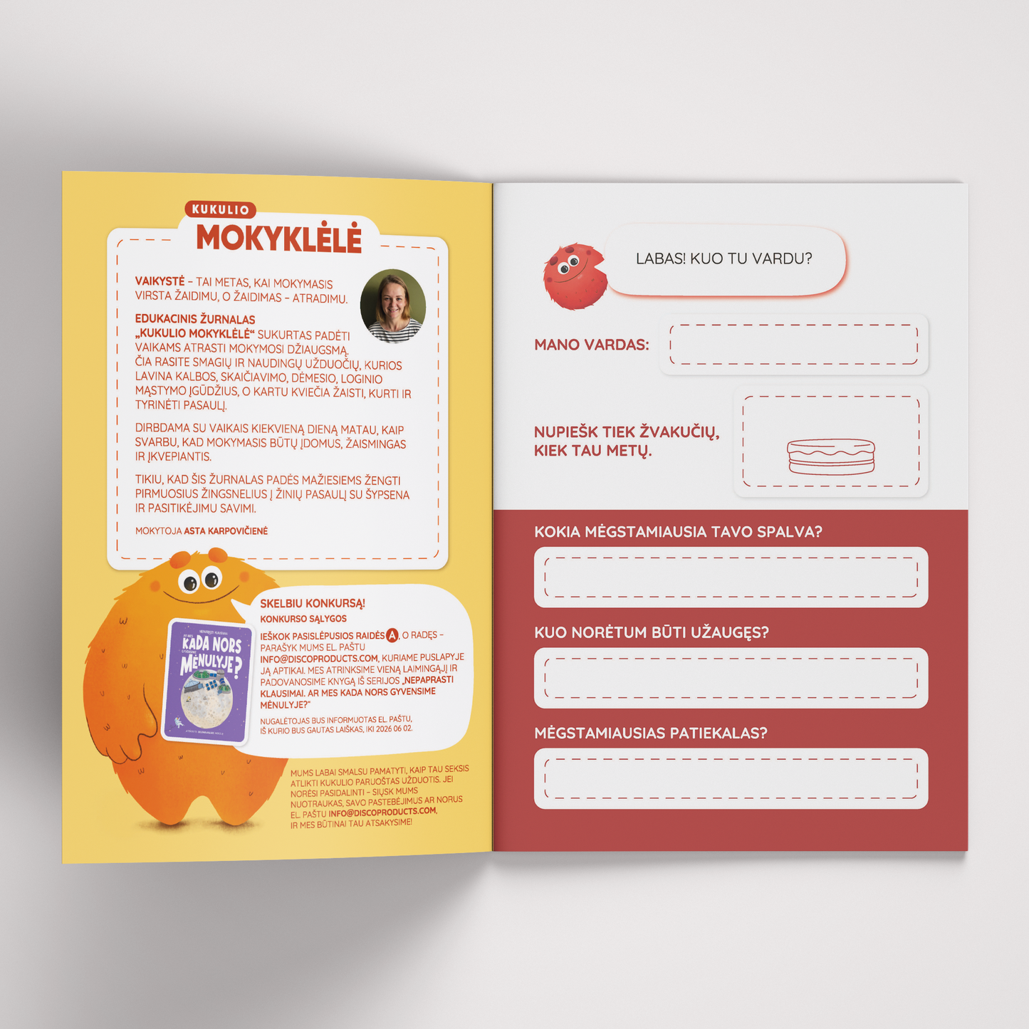 Vaikiškas edukacinis žurnalas. Kukulio mokyklėlė
