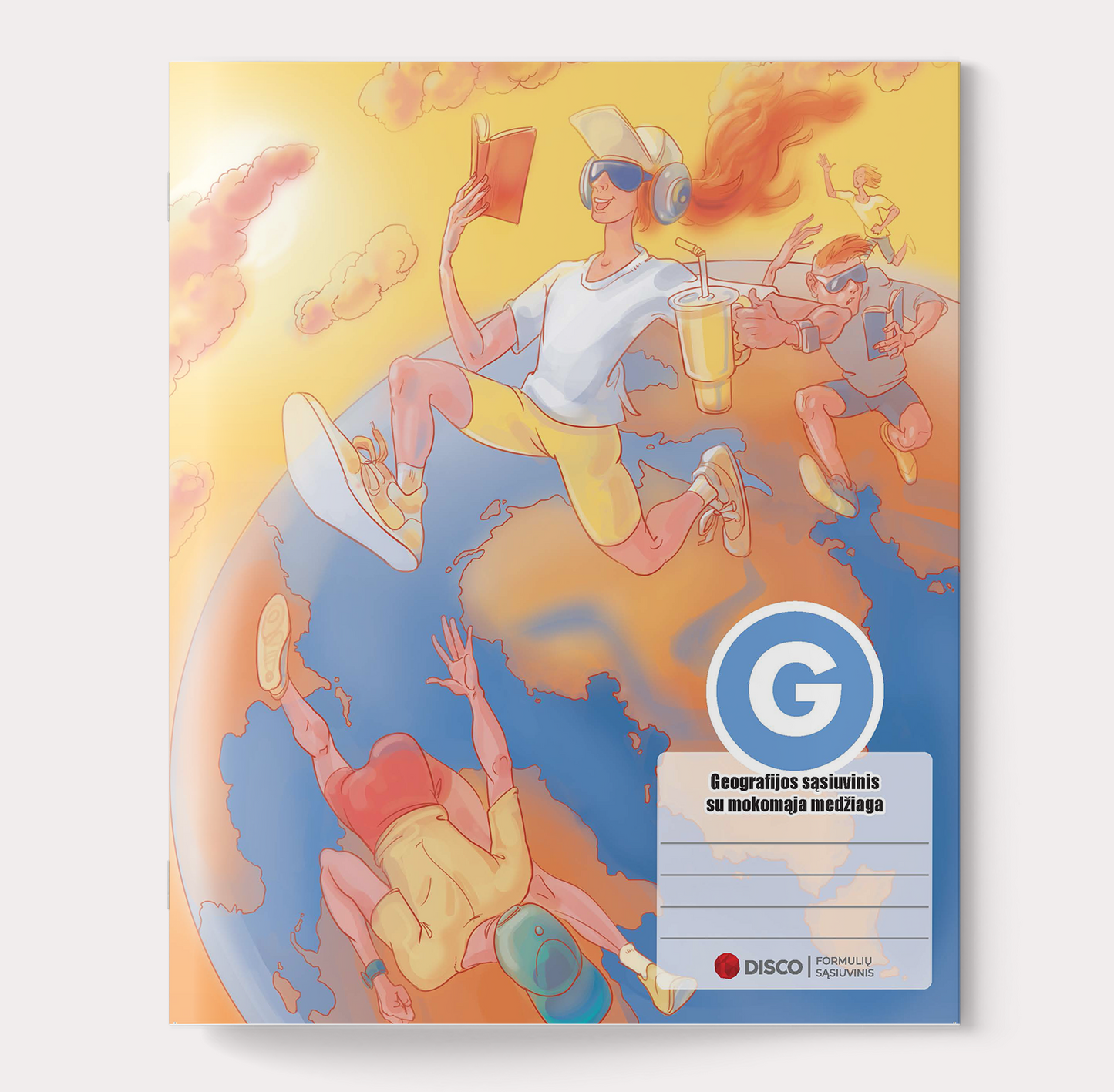 Formula notebook, Geography, 38 sheets, squared