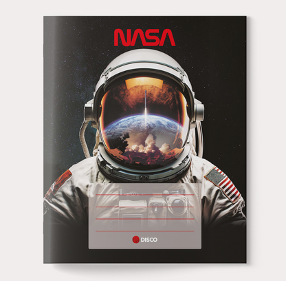 Sąsiuvinis NASA, 32l., langeliai