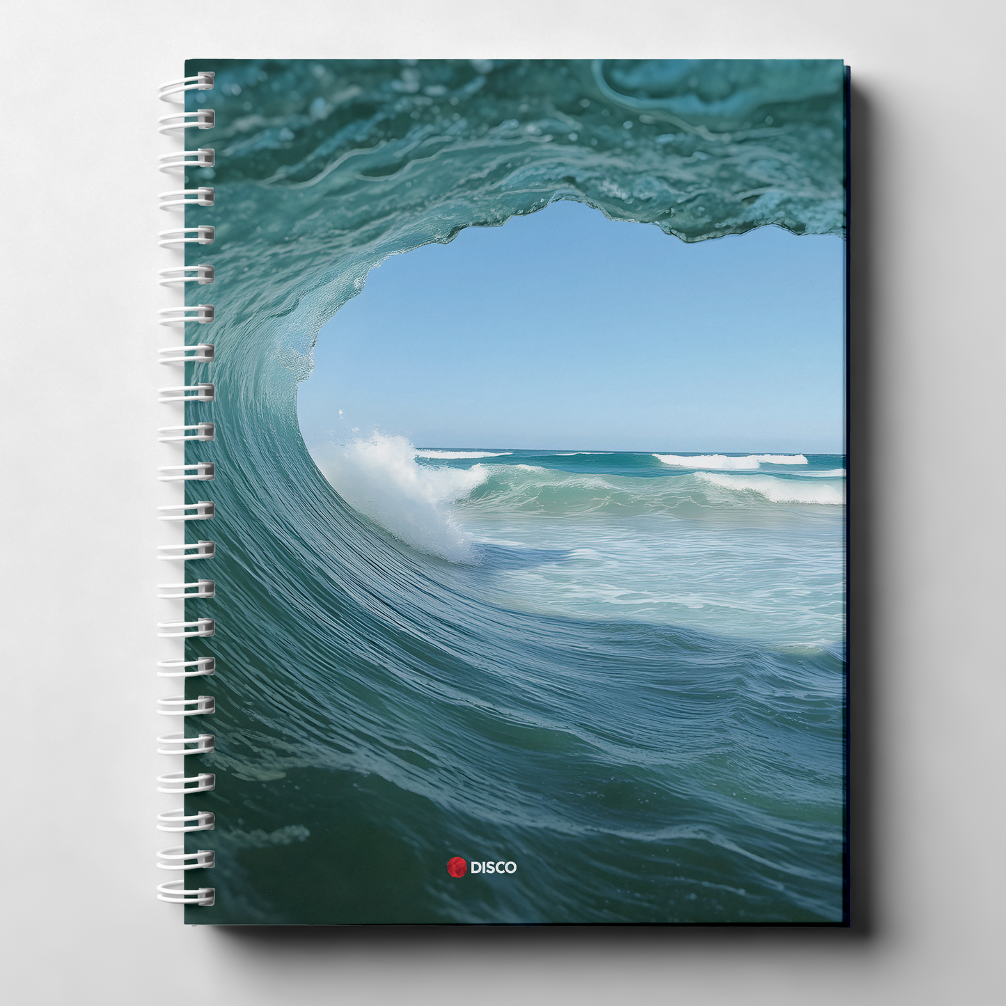 Productivity notebook, 100 sheets, squares, with spiral