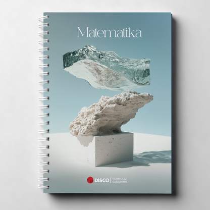 Formula notebook for mathematics DISCO, 50 sheets with squares