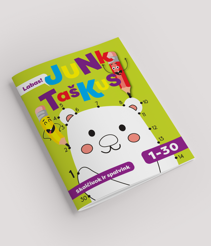 Coloring book "Connect the Dots 1-30"