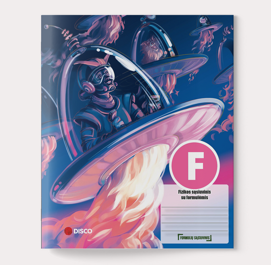 Formula notebook, Physics, 38 sheets, squared