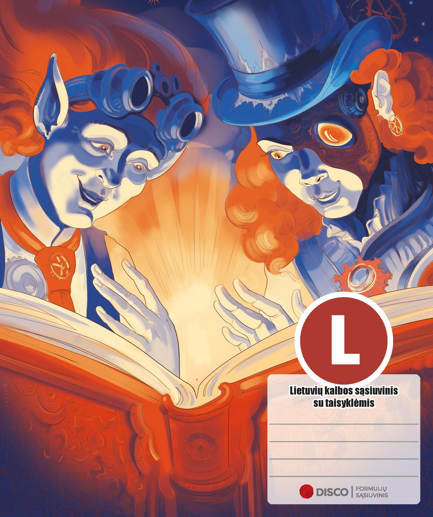 Тетрадь с формулами по литовскому языку DISCO, 38 л., в линейку