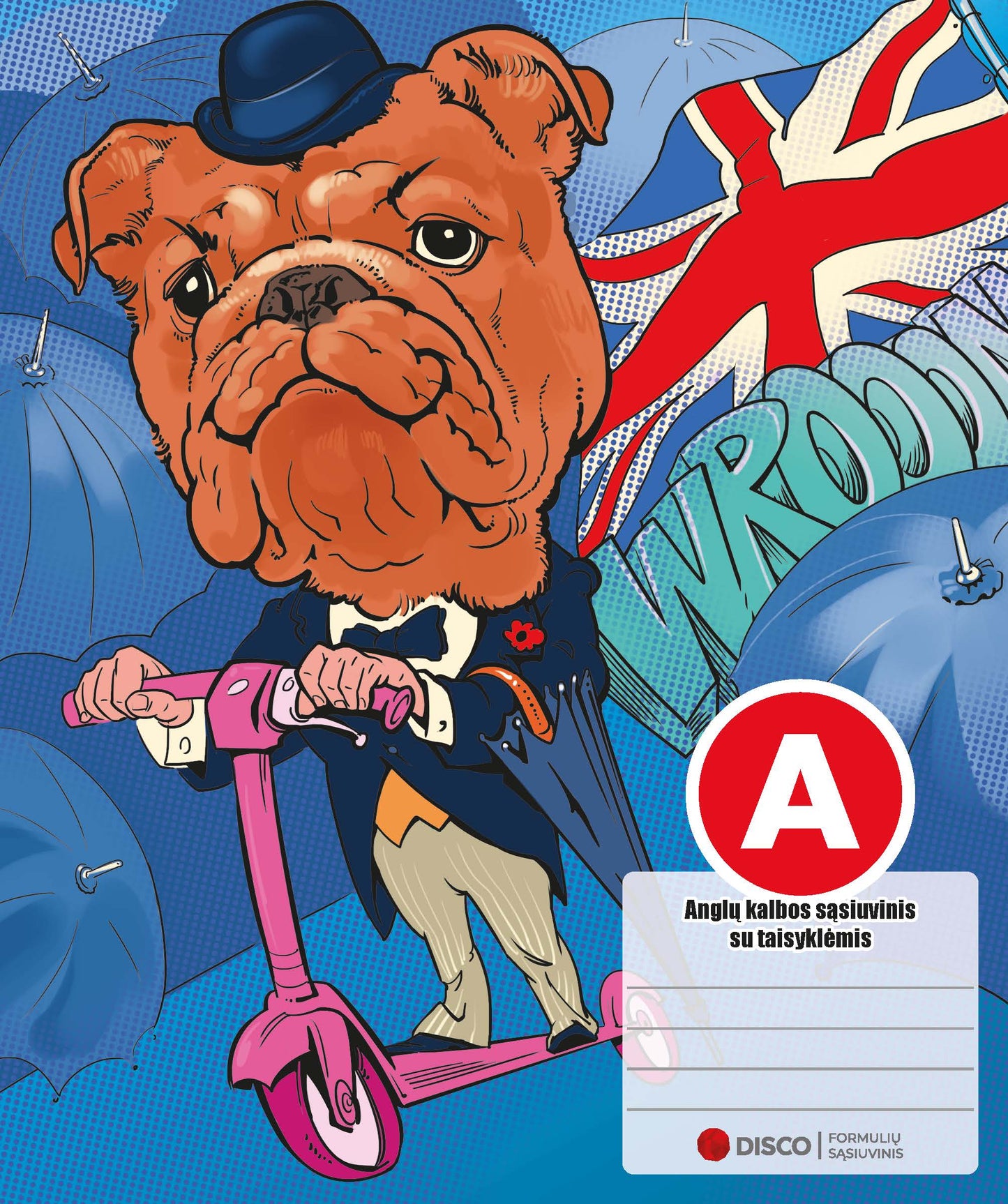 Тетрадь с формулами по английскому языку, 38 л., в клетку