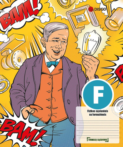 Formula notebook for Physics DISCO, 38 sheets, squares