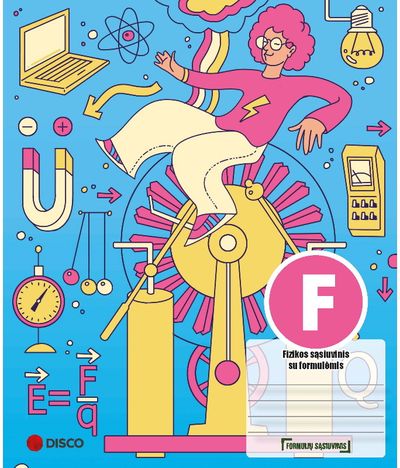 Formula notebook for Physics DISCO, 38 sheets, squares