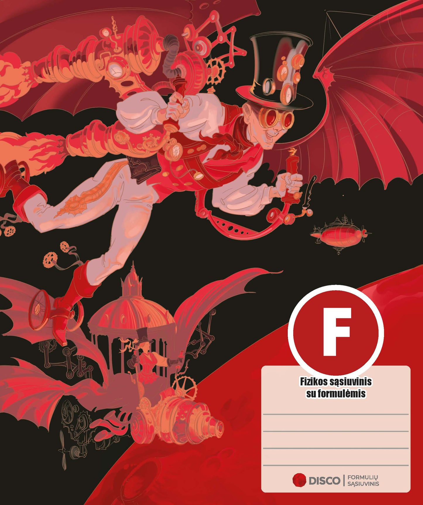 Formula notebook, Physics, 38 sheets, squared