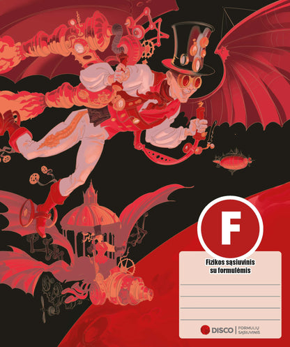 Formula notebook, Physics, 38 sheets, squared