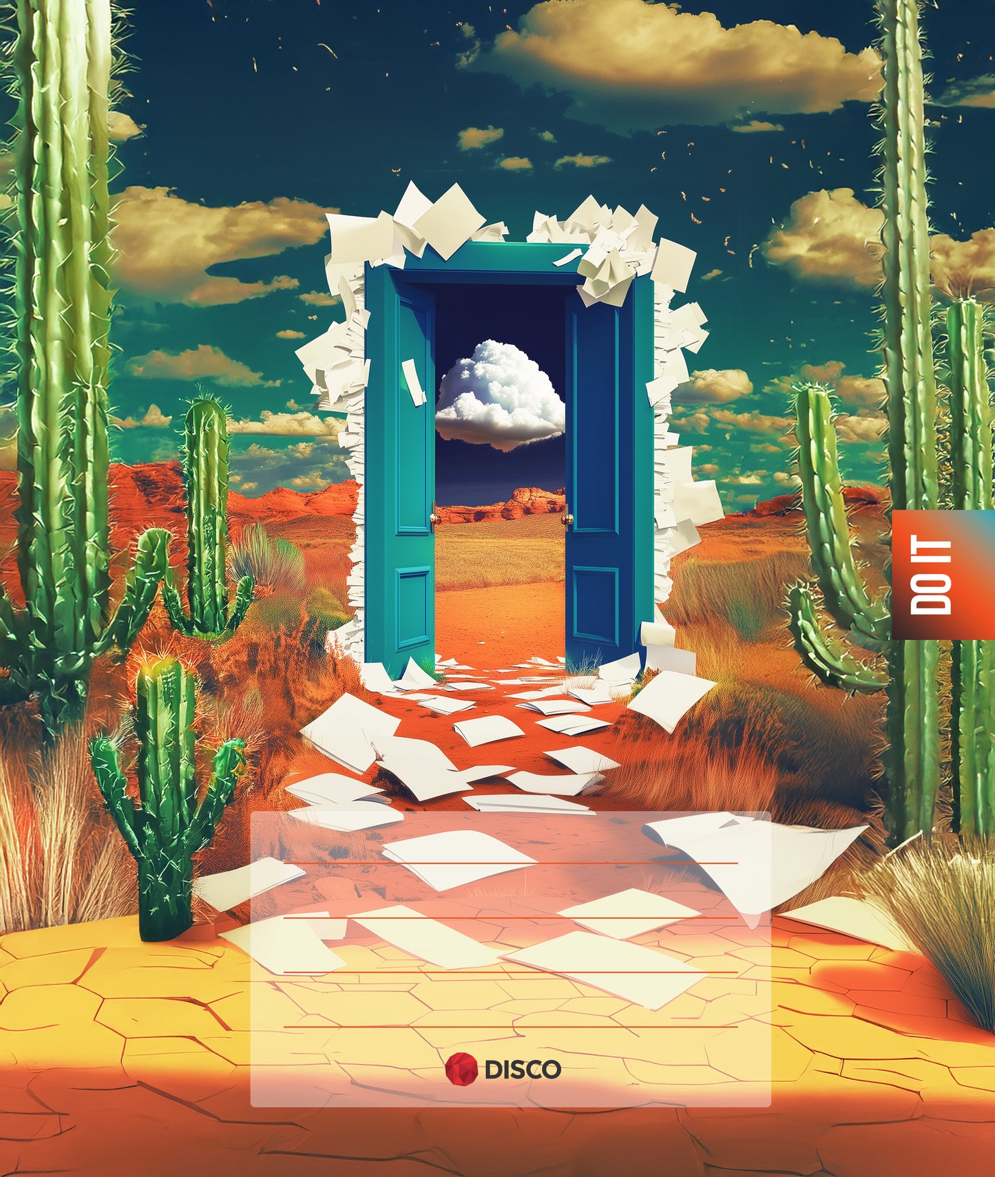 Notebook DISCO DoIT, 32 sheets, squares