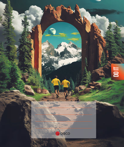 Notebook DISCO DoIT, 32 sheets, squares