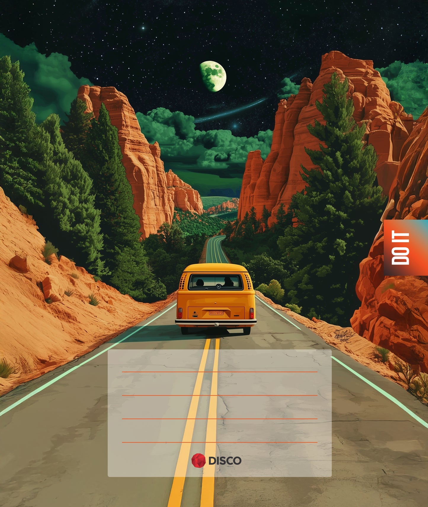 Notebook DISCO DoIT, 32 sheets, squares