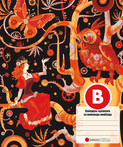 Тетрадь с формулами по биологии, 38 л., в клетку