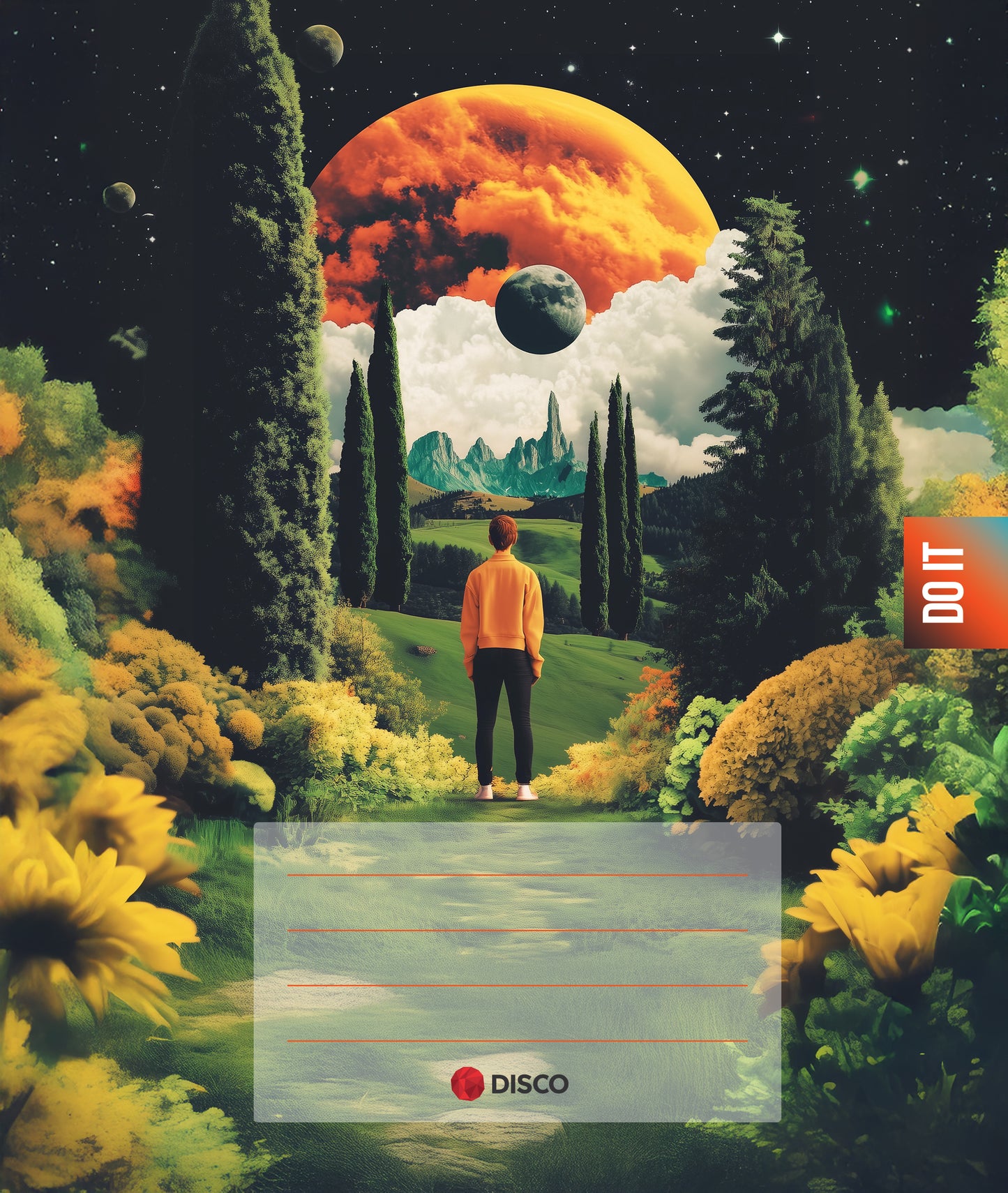 Notebook DISCO DoIT, 32 sheets, lines