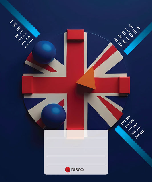 English notebook DISCO, 32 sheets, lines