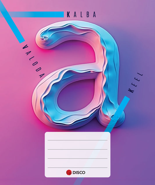 Language learning notebook DISCO, 32 sheets, lines