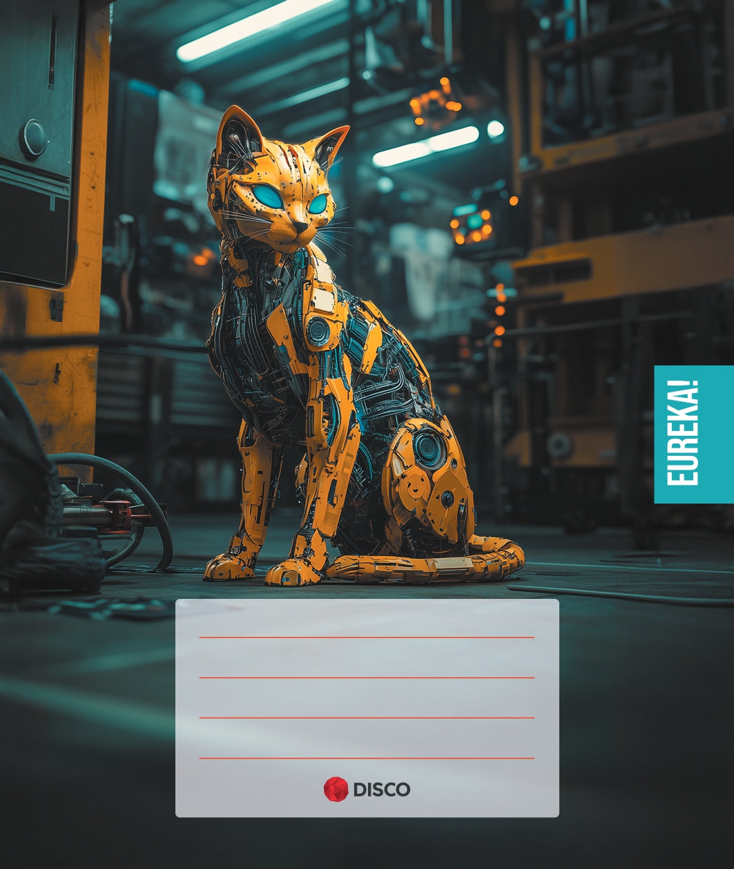 Notebook DISCO EUREKA, 32 sheets, squares