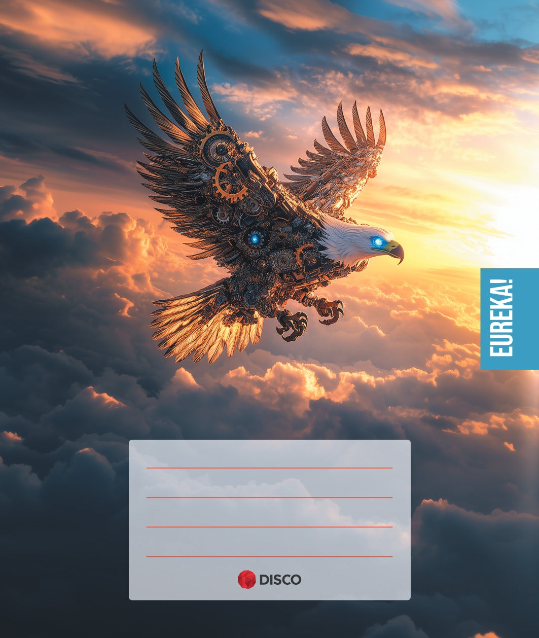 Notebook DISCO EUREKA, 32 sheets, squares