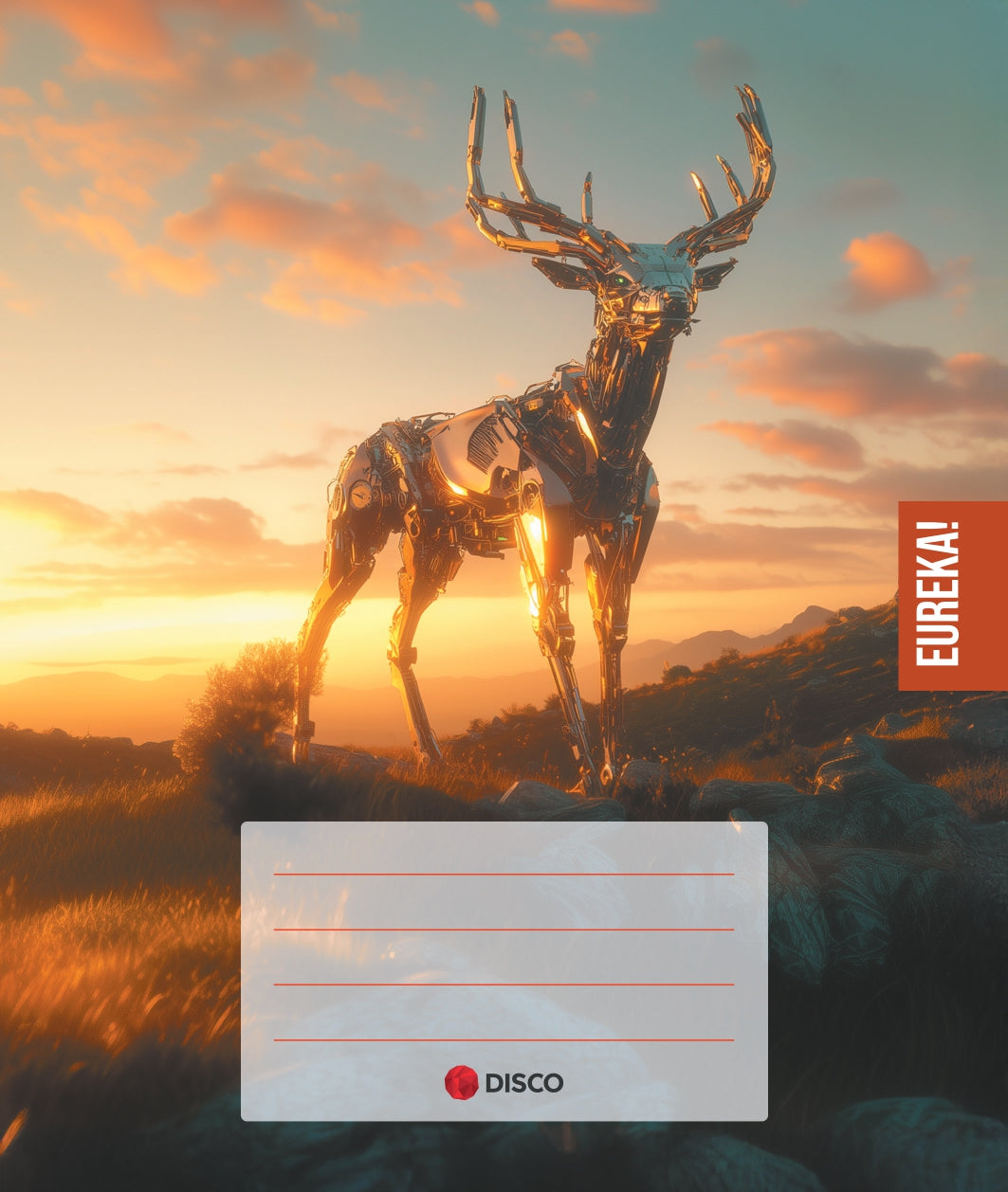 Notebook DISCO EUREKA, 32 sheets, lines