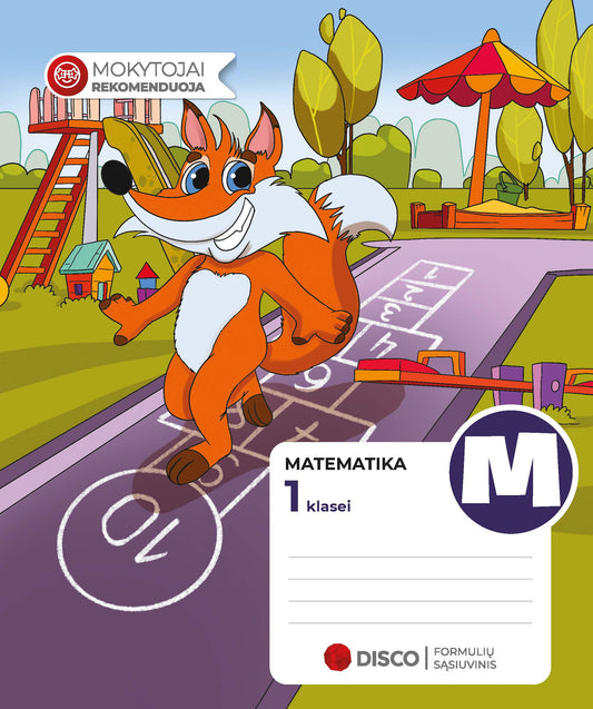 Formula notebook for mathematics DISCO, 1st grade, 14 sheets with squares