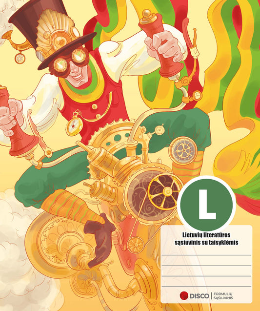 Formula notebooks for Literature DISCO, 38 sheets, lines