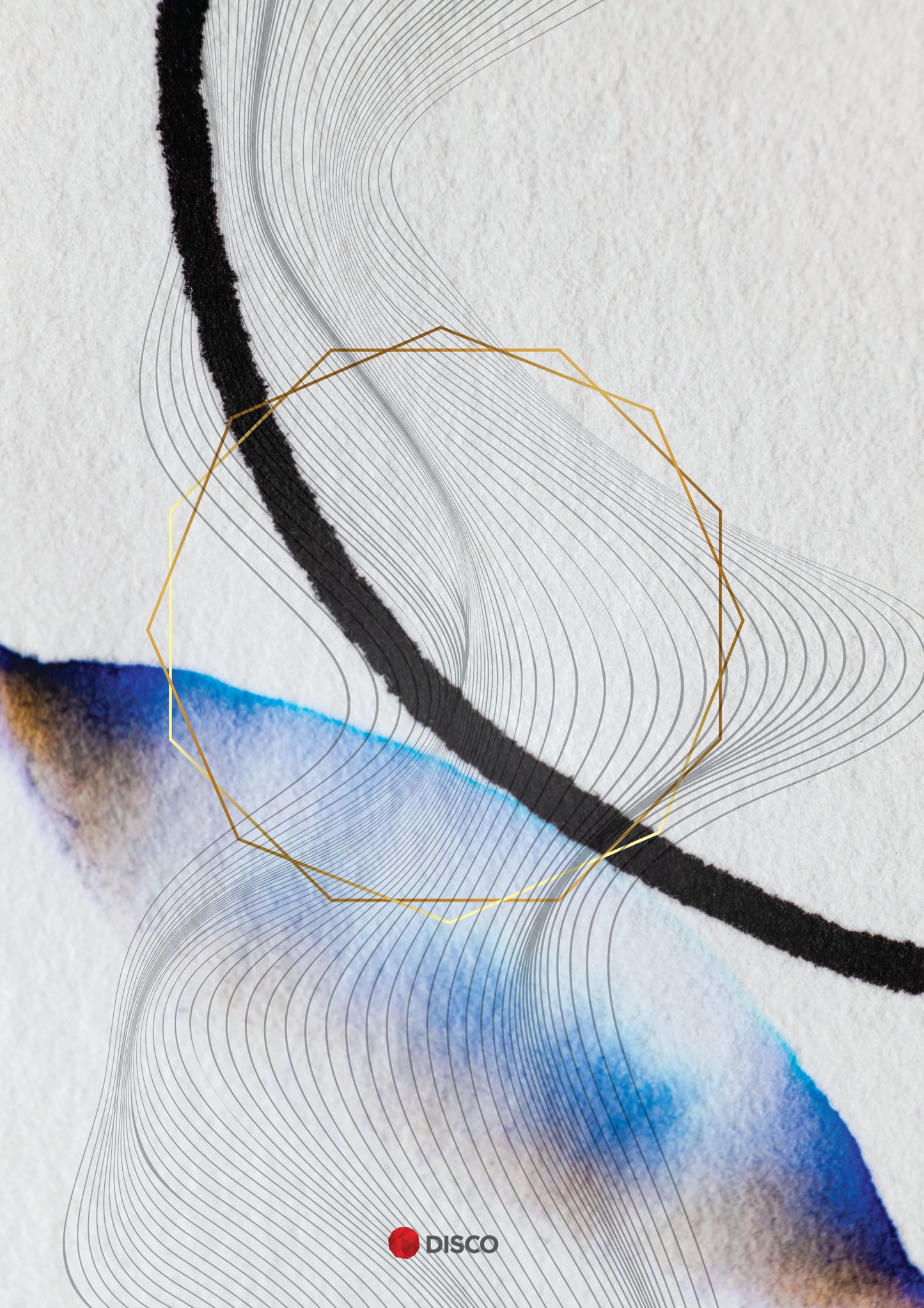 Тетрадь DISCO SOLID, 50 л., линейка, А4