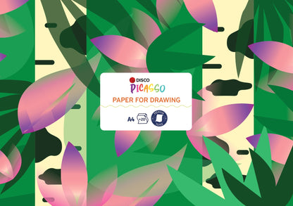 Альбом для рисования DISCO PICASSO, А4, 20 л.