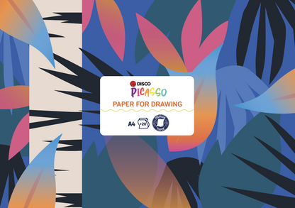 Альбом для рисования DISCO PICASSO, А4, 20 л.