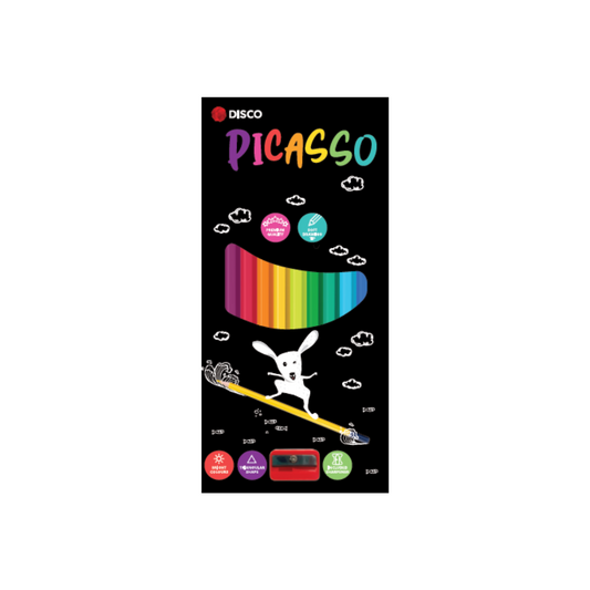 Colored pencils DISCO PICASSO, 12 pcs.