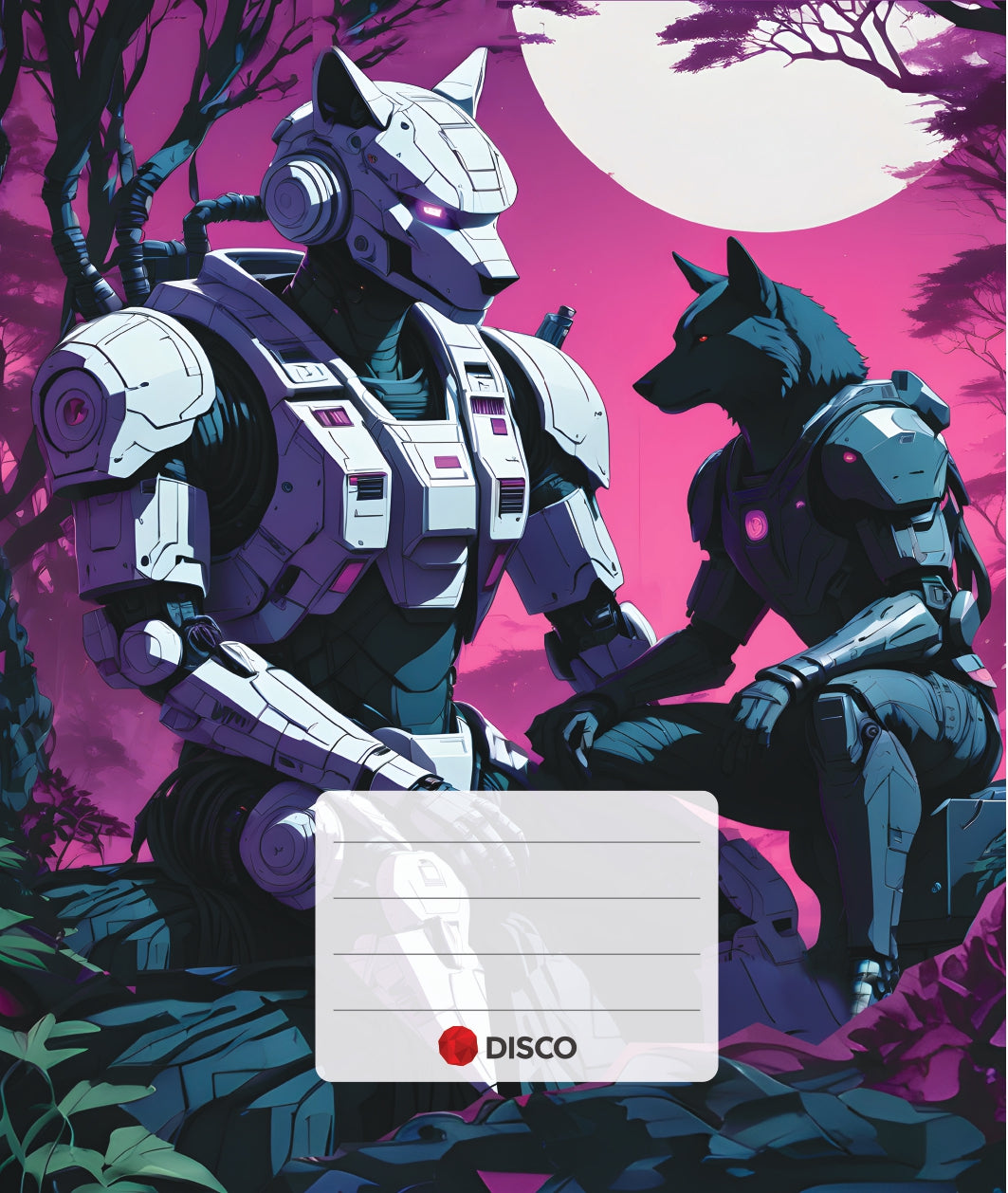 Technology notebook DISCO, 32 sheets, squares