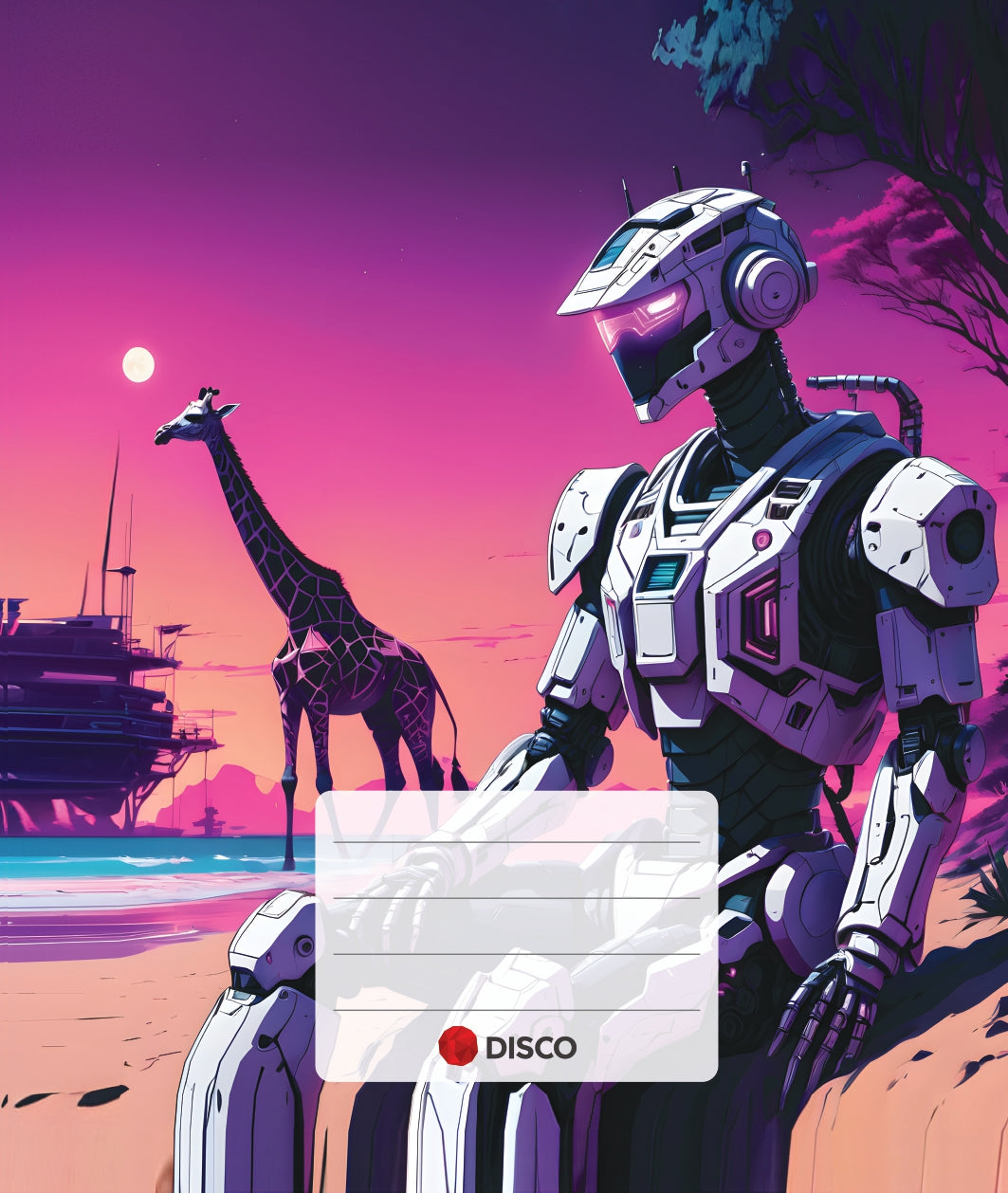 Technology notebook DISCO, 32 sheets, lines