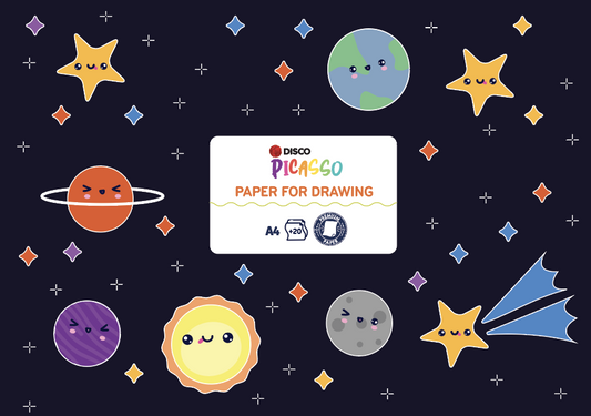Drawing notebook DISCO PICASSO, A4, 20 sheets