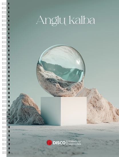 Formula notebook for English DISCO, 50 sheets, lines, spiral binding