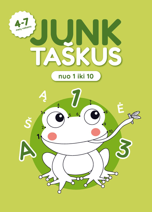 Junk taškus nuo 1 iki 10