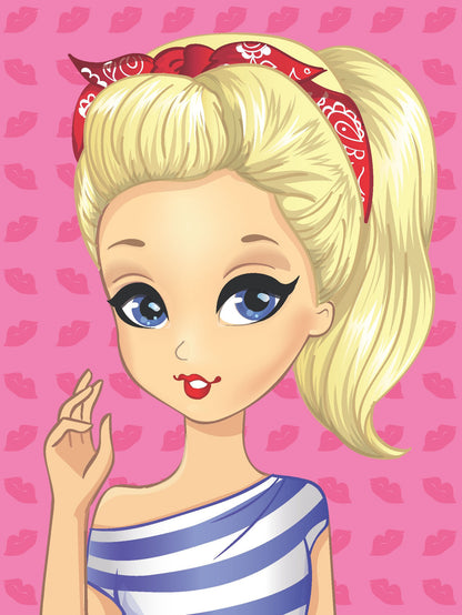 Волшебная раскраска с блестящими наклейками