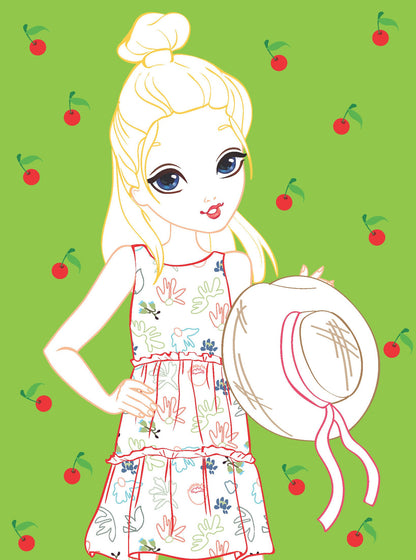 Волшебная раскраска с блестящими наклейками