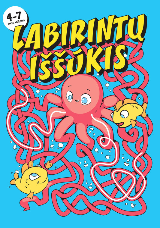 Užduočių knygelė Labirintų iššūkis