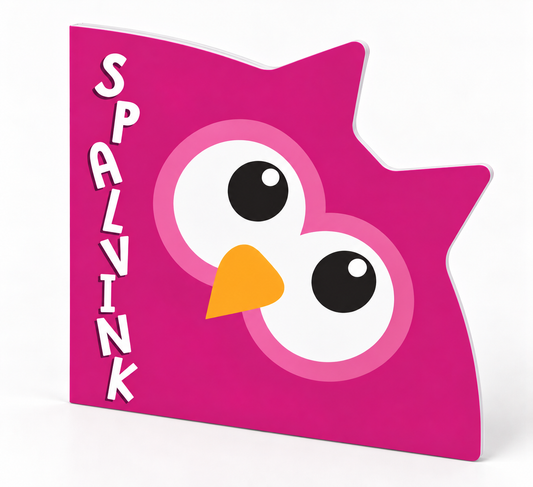 Spalvinimo knygelė pelėdos formos
