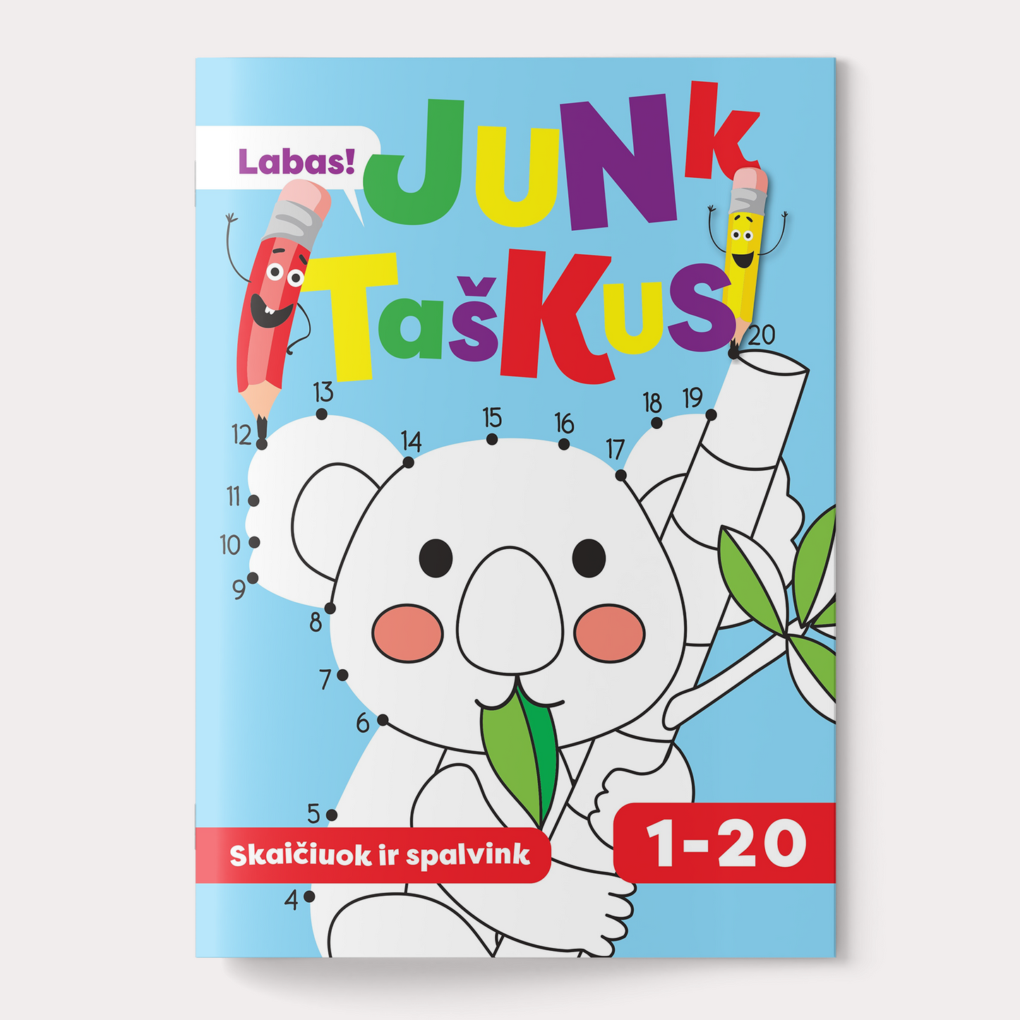 Spalvinimo knygelė: Junk taškus 1-20