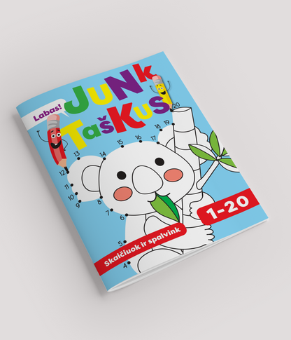 Раскраска «Соедини точки 1-20»