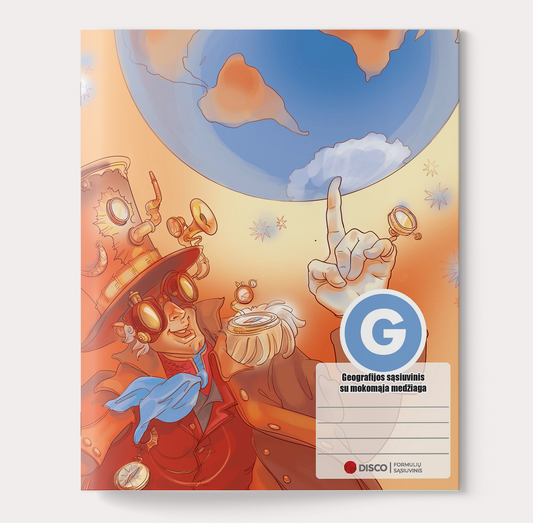 Formula notebook, Geography, 38 sheets, squared