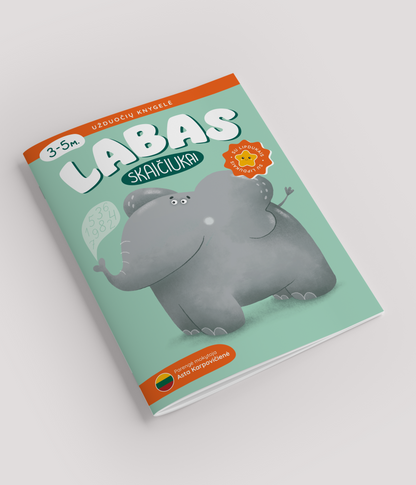 Activity book. Hello, numbers.