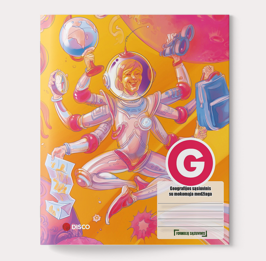 Formula notebook, Geography, 38 sheets, squared