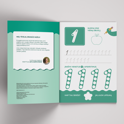 Activity book. Hello, numbers.