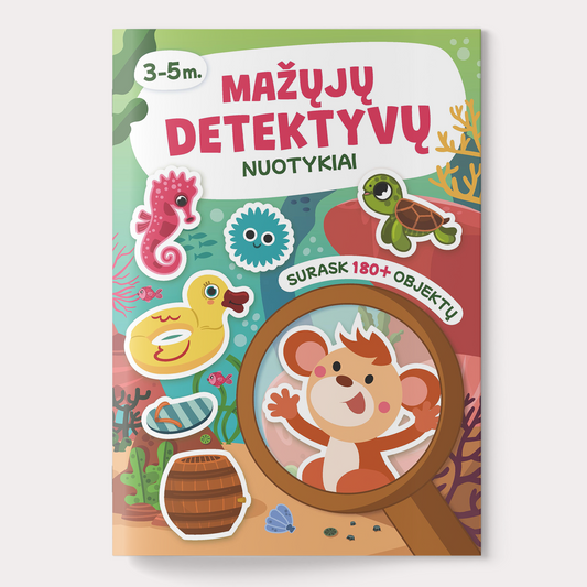 Užduočių knygelė Mažųjų detektyvų nuotykiai. Nr2