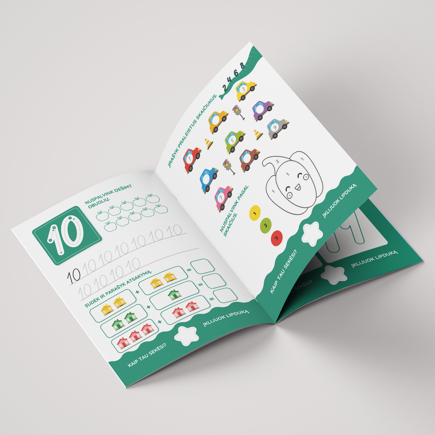 Activity book. Hello, numbers.