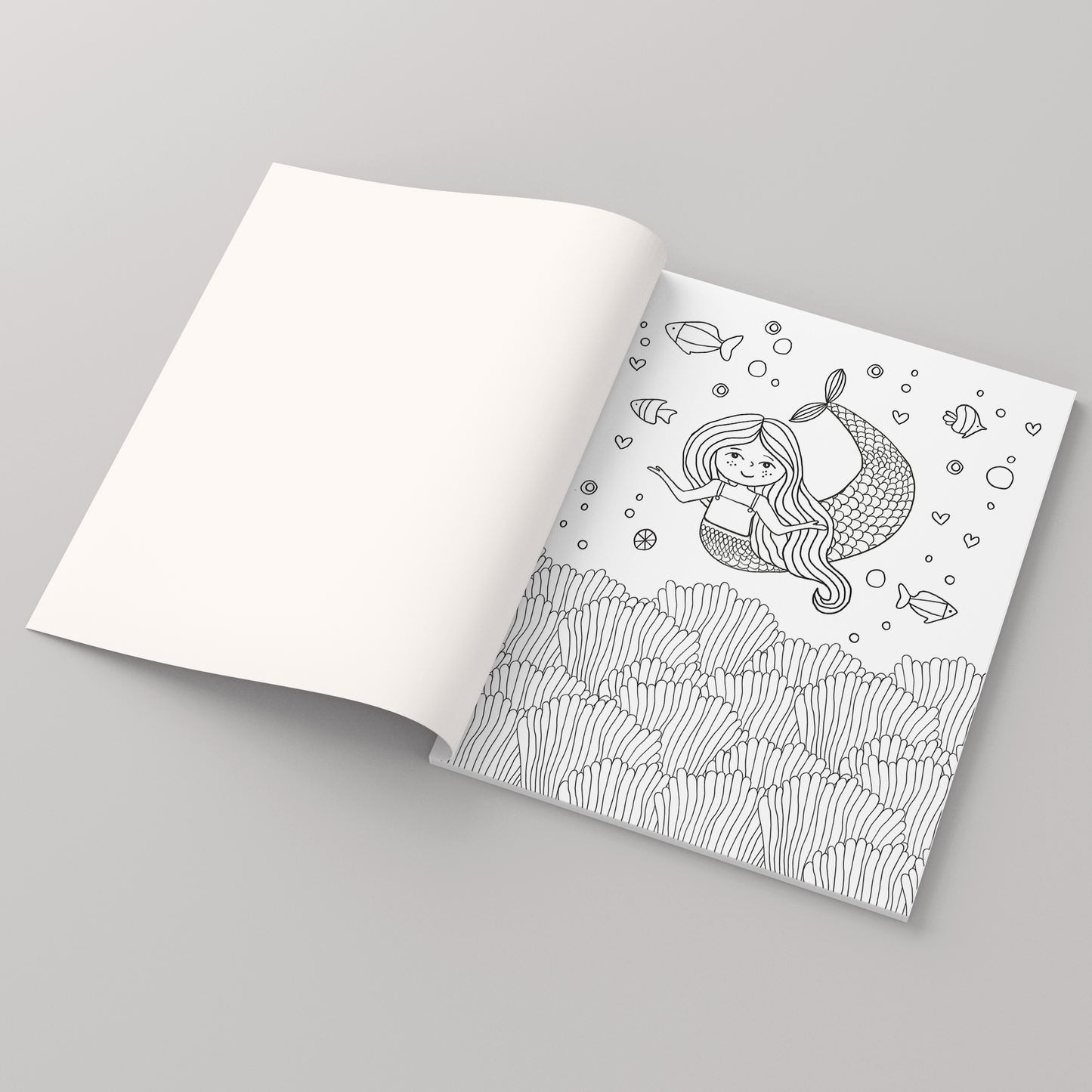 Spalvinimo knygelė su blizgučių lipdukais. Undinėlės stebuklai