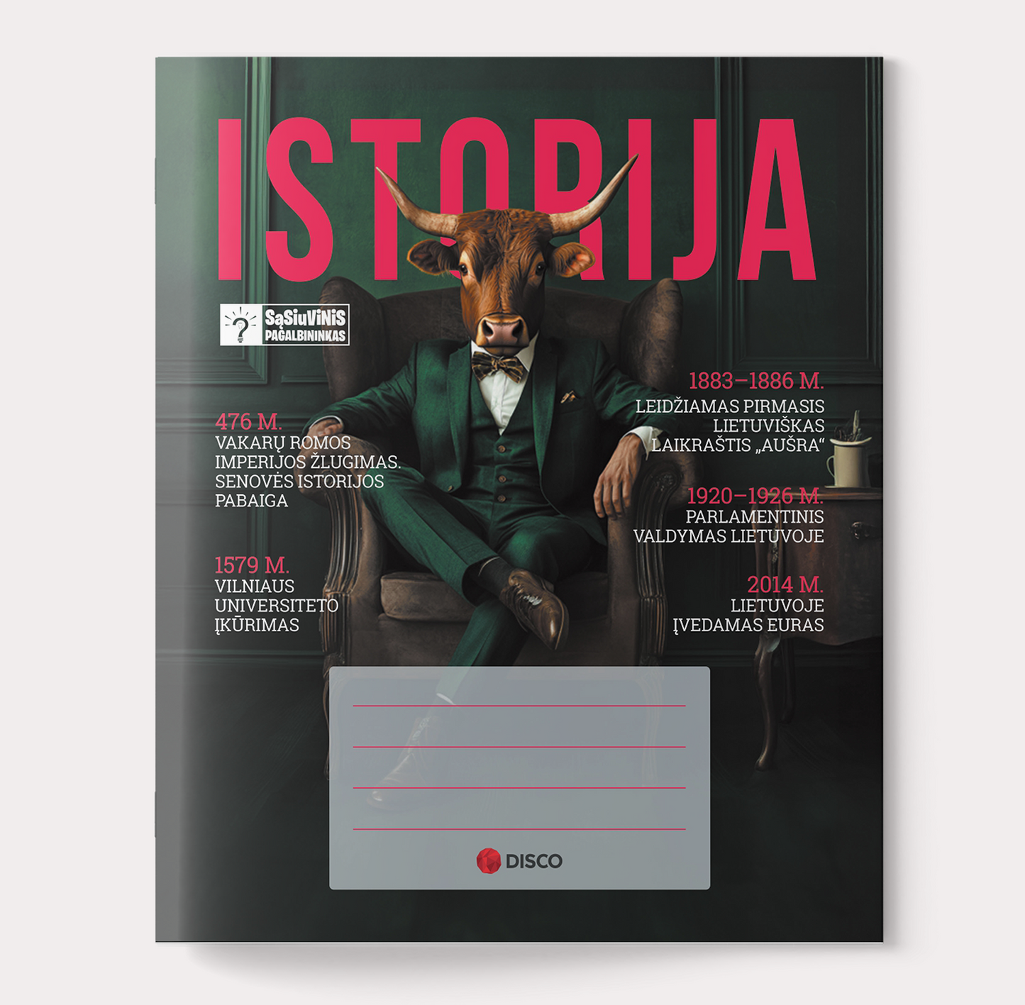 Sąsiuvinis pagalbininkas, Istorijai, 32l., langeliai